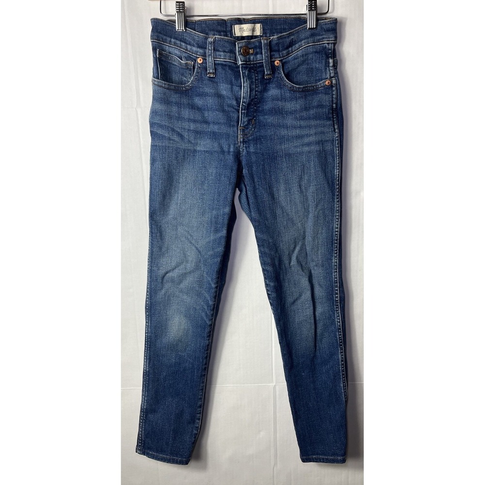 Madewell Jeans Slim Straight Blue Denim‎ Dark Wash Women's Size 27
